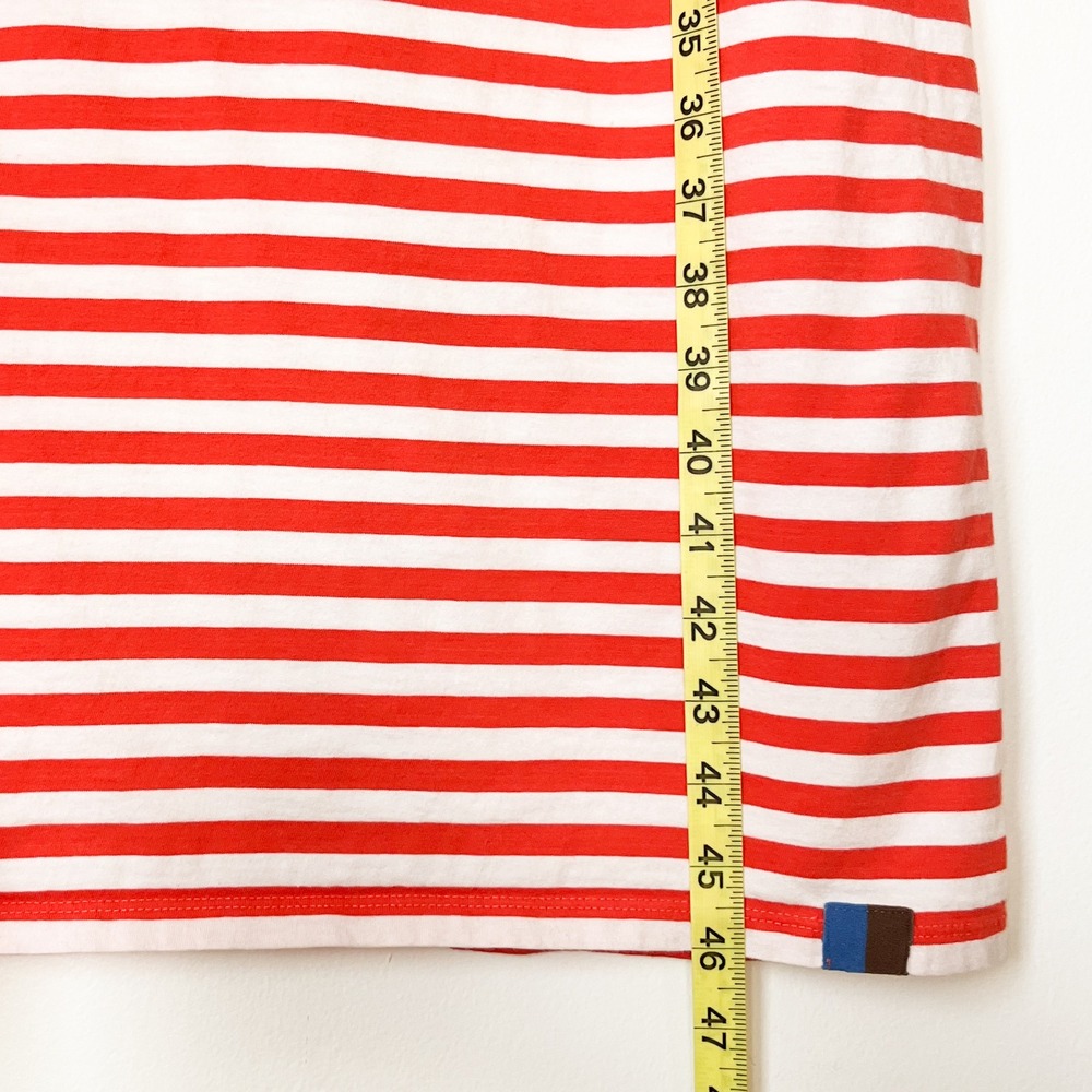 Kule The Tank Dress Striped Midi Womens Medium Poppy White - Picture 9 of 14